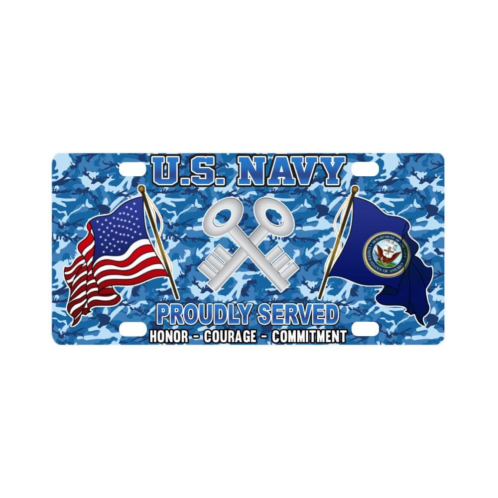U.S Navy Logistics specialist Navy LS - Classic License Plate-LicensePlate-Navy-Rate-Veterans Nation