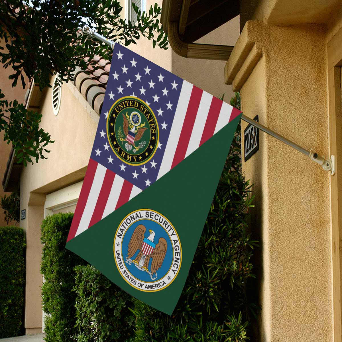 U.S National Security Agency House Flag 28 Inch x 40 Inch Twin-Side Printing-HouseFlag-Army-Branch-Veterans Nation