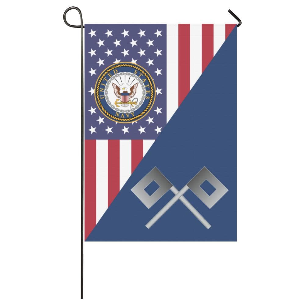 US Navy Signalman Navy SN House Flag 28 inches x 40 inches Twin-Side Printing-HouseFlag-Navy-Rate-Veterans Nation