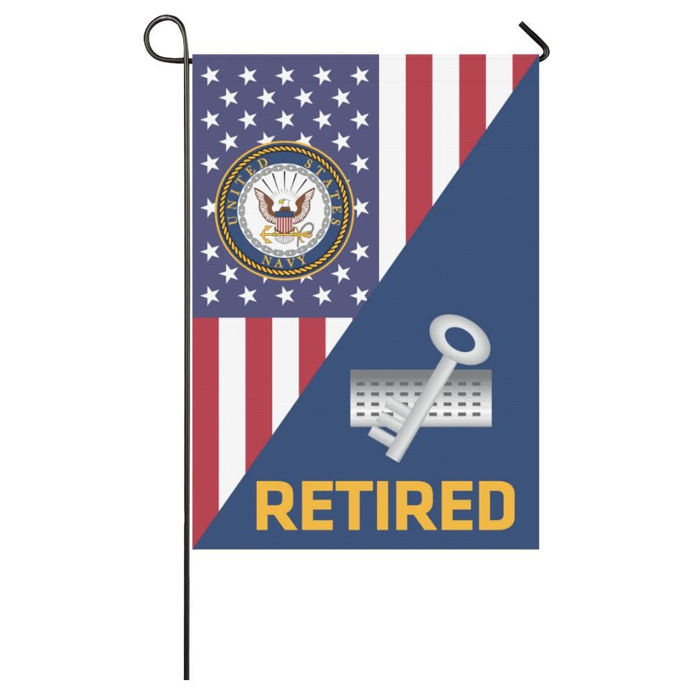 US Navy Disbursing Clerk Navy DK Retired House Flag 28 inches x 40 inches Twin-Side Printing-HouseFlag-Navy-Rate-Veterans Nation