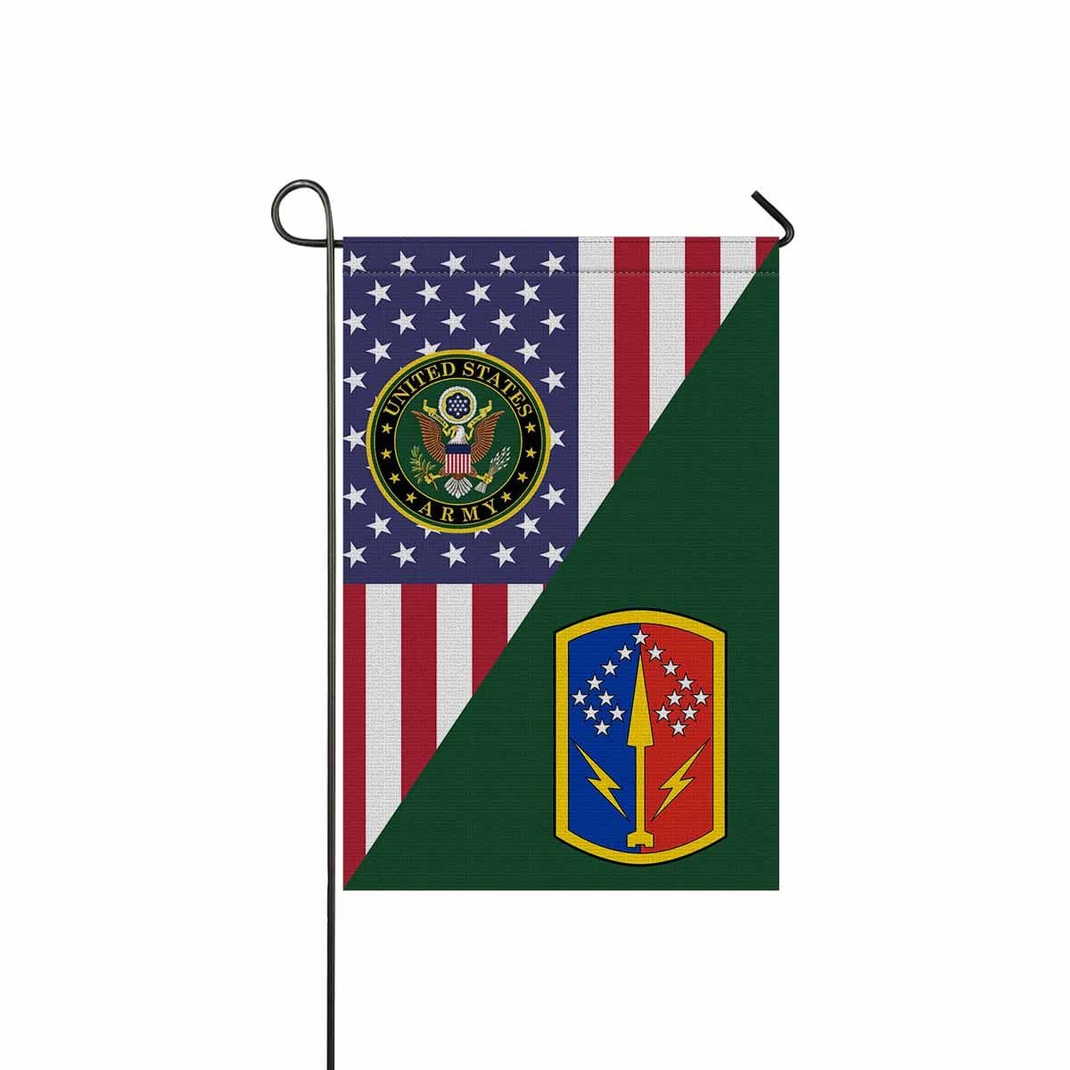 US ARMY 174 AIR DEFENSE ARTILLERY BRIGADE Garden Flag/Yard Flag 12 inches x 18 inches Twin-Side Printing-GDFlag-Army-CSIB-Veterans Nation