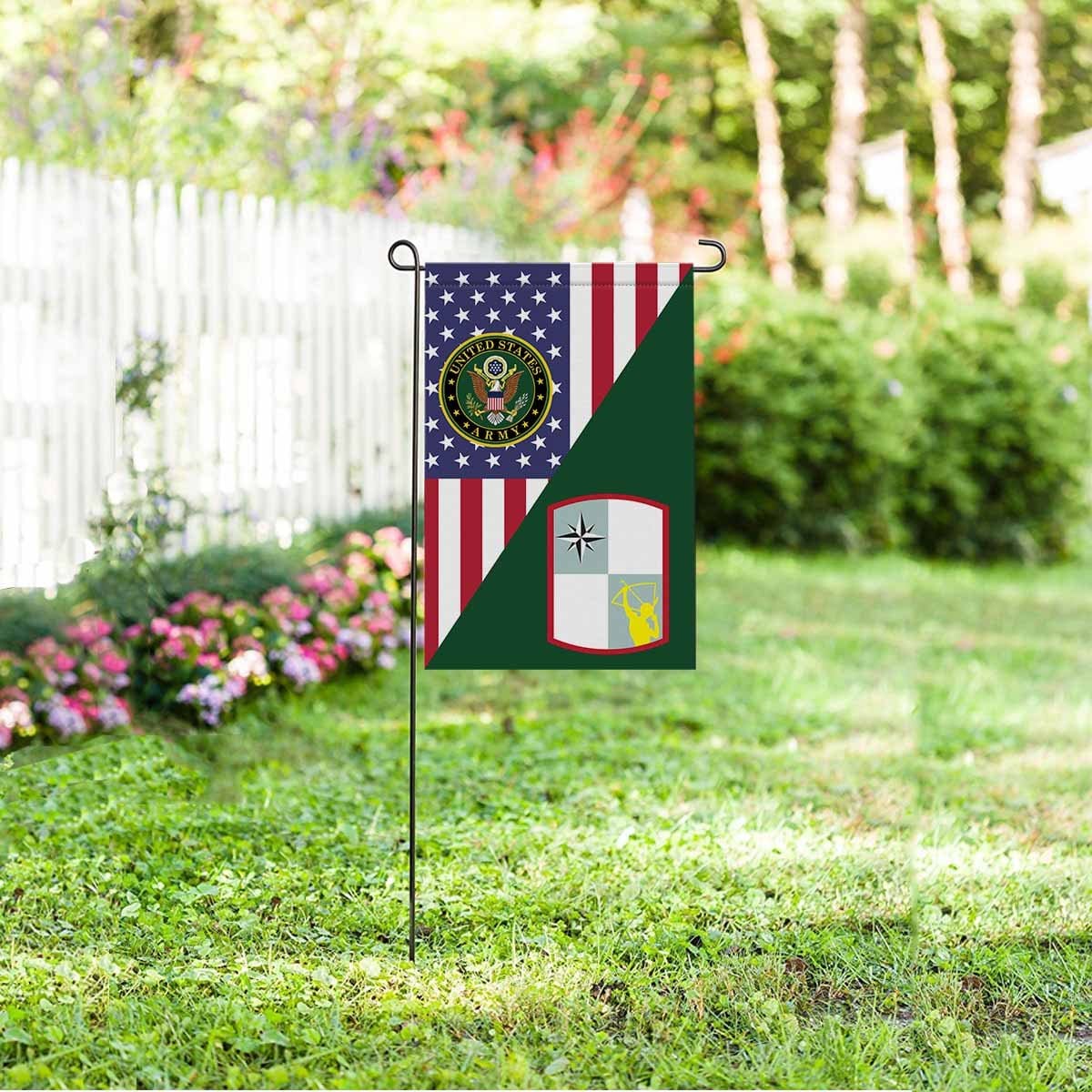 US ARMY 287 SUSTAINMENT BRIGADE Garden Flag/Yard Flag 12 inches x 18 inches Twin-Side Printing-GDFlag-Army-CSIB-Veterans Nation