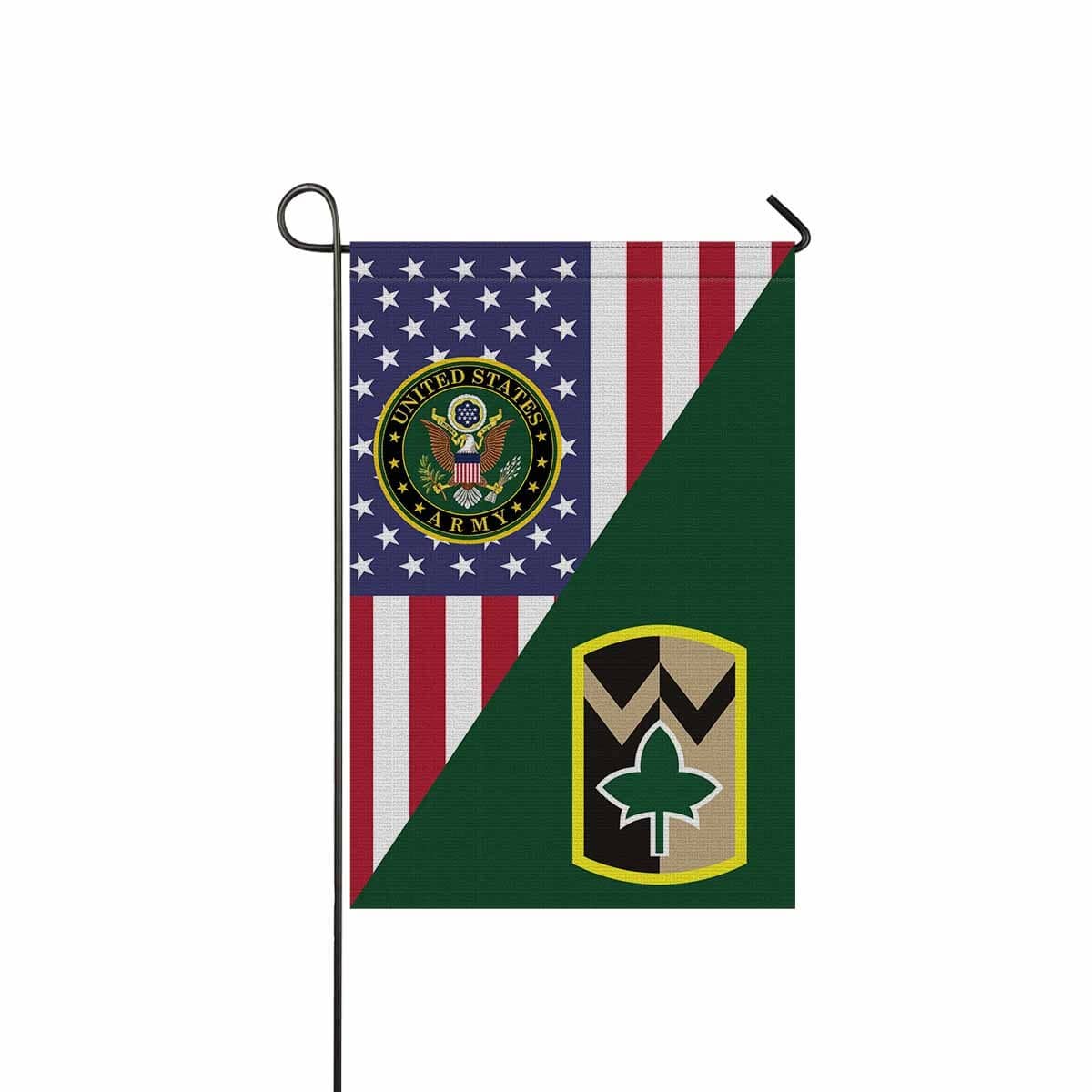 US ARMY 4TH SUSTAINMENT BRIGADE Garden Flag/Yard Flag 12 inches x 18 inches Twin-Side Printing-GDFlag-Army-CSIB-Veterans Nation