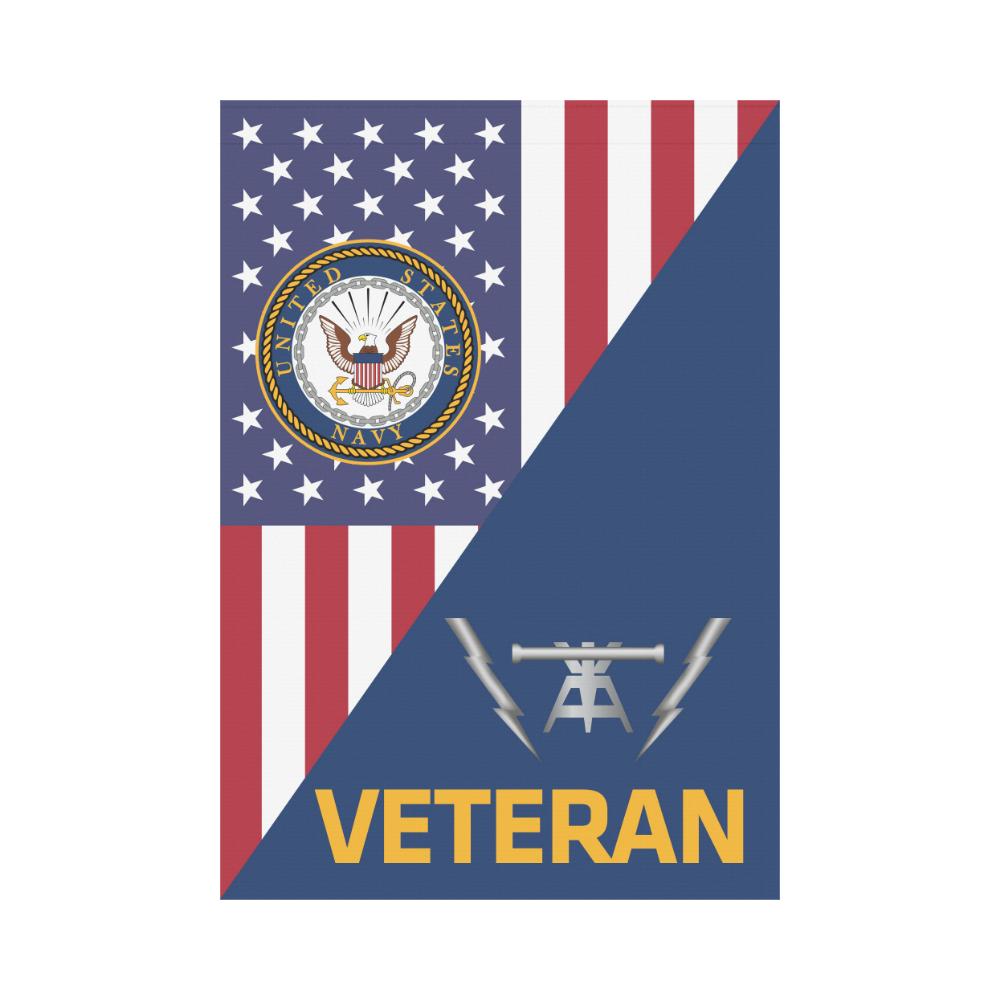 US Navy Fire Controlman Navy FC Veteran House Flag 28 inches x 40 inches Twin-Side Printing-HouseFlag-Navy-Rate-Veterans Nation