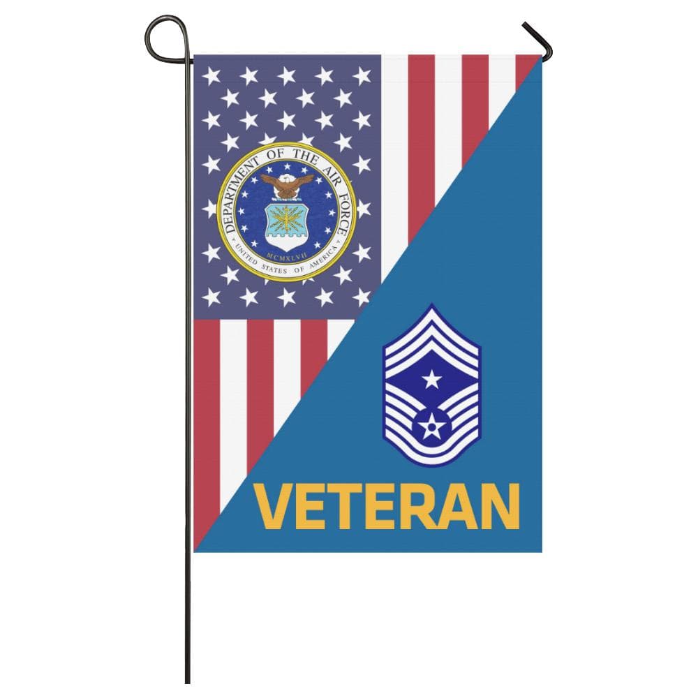 US Air Force E-9 Command Chief Master Sergeant CCM Veteran House Flag 28 inches x 40 inches Twin-Side Printing-HouseFlag-USAF-Ranks-Veterans Nation