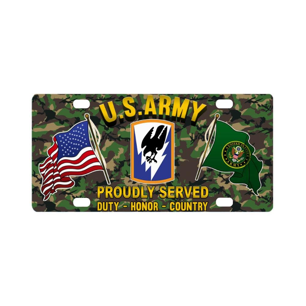 US ARMY 66TH THEATER AVIATION COMMAND - Classic License Plate-LicensePlate-Army-CSIB-Veterans Nation