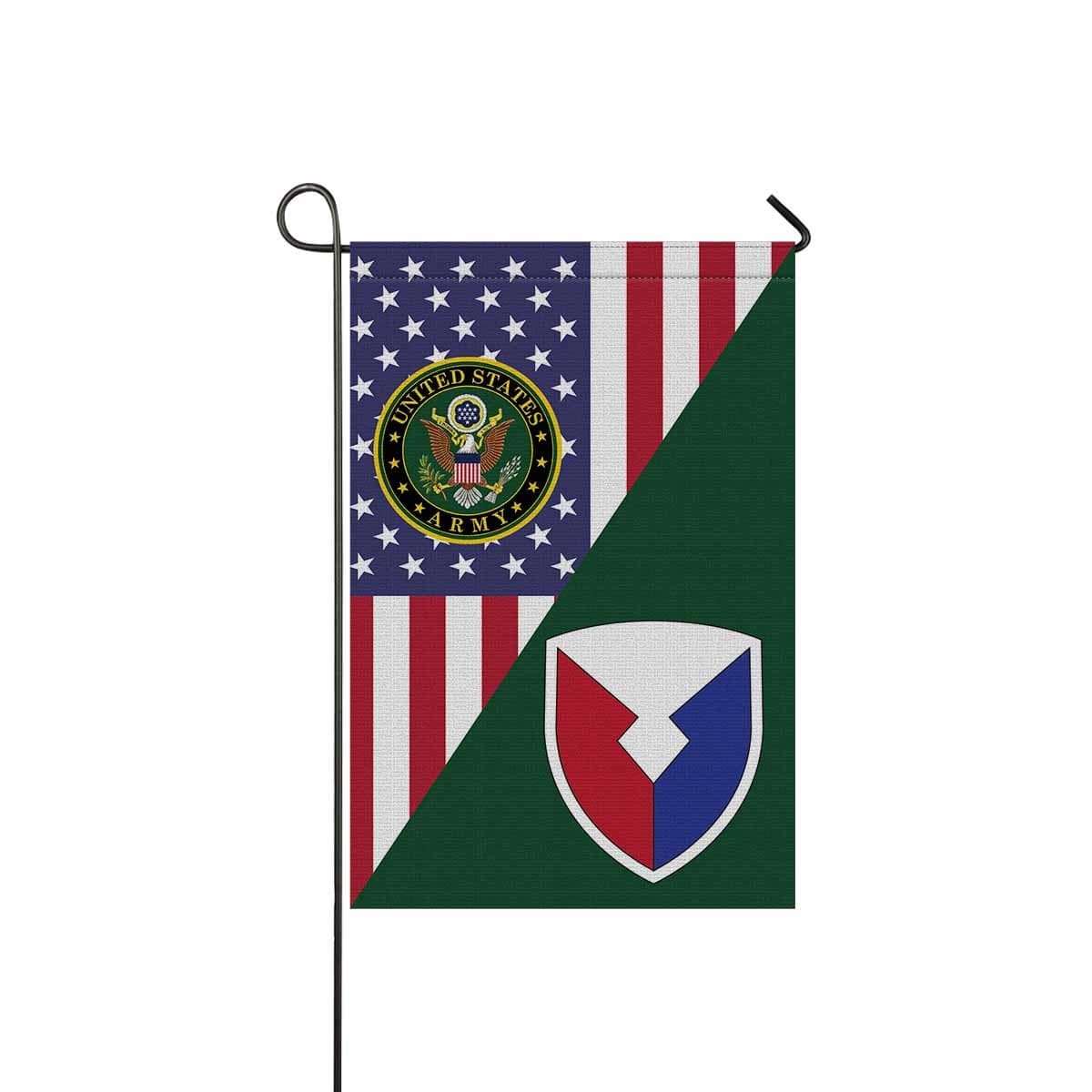 US ARMY CSIB MATERIEL COMMAND Garden Flag/Yard Flag 12 inches x 18 inches Twin-Side Printing-GDFlag-Army-CSIB-Veterans Nation