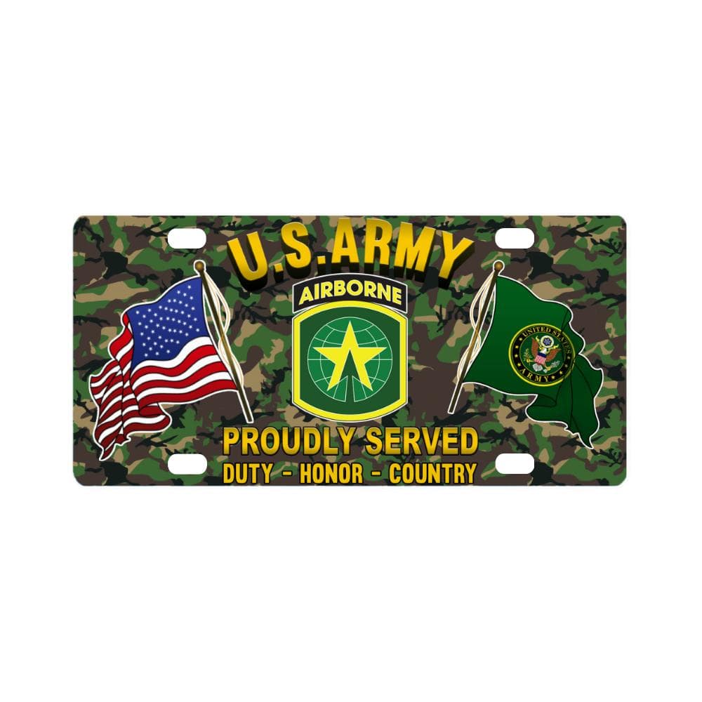 US ARMY 16TH MILITARY POLICE BRIGADE- Classic License Plate-LicensePlate-Army-CSIB-Veterans Nation