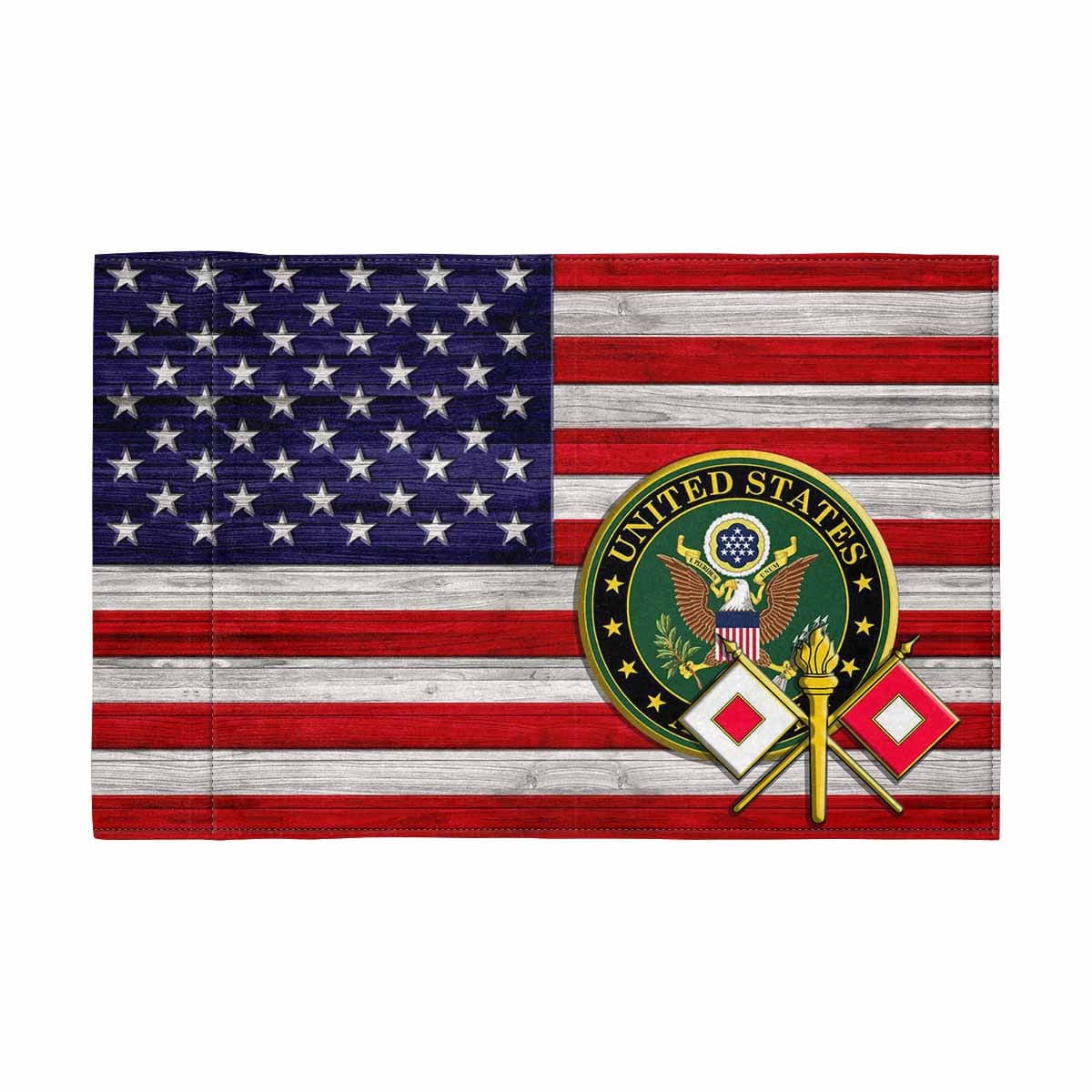 US Army Signal Corps Motorcycle Flag 9" x 6" Twin-Side Printing D02-Garden Flag-Veterans Nation
