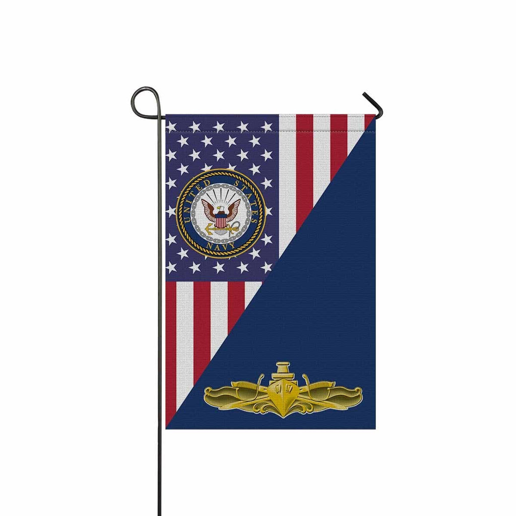 US Navy Surface Warfare Officer Garden Flag/Yard Flag 12 inches x 18 inches Twin-Side Printing-GDFlag-Navy-Badge-Veterans Nation