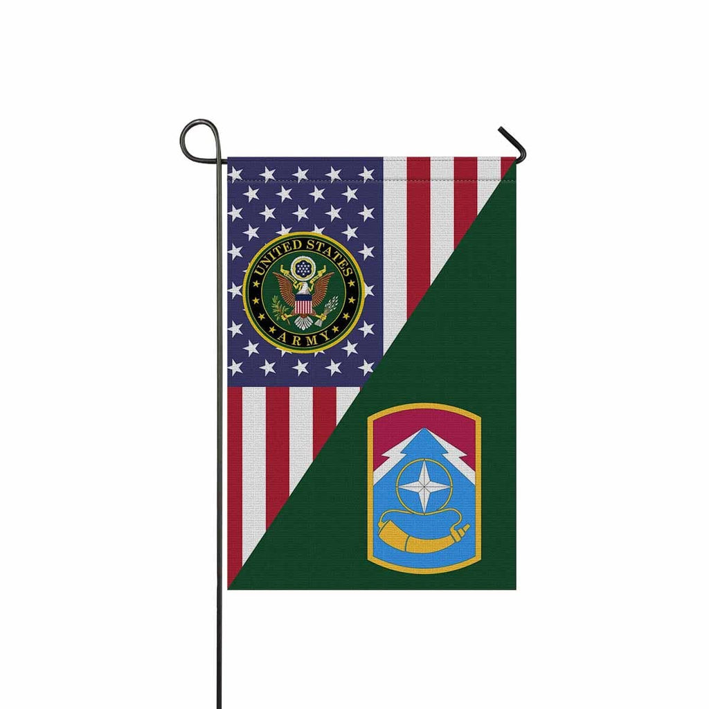 US ARMY 174TH INFANTRY BRIGADE Garden Flag/Yard Flag 12 inches x 18 inches Twin-Side Printing-GDFlag-Army-CSIB-Veterans Nation