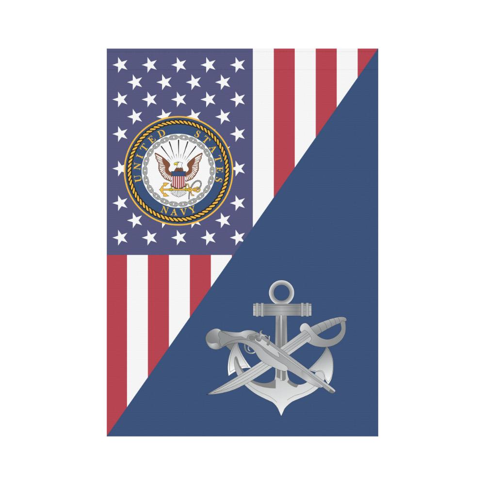 US Navy Special Warfare Boat Operator Navy SB House Flag 28 inches x 40 inches Twin-Side Printing-HouseFlag-Navy-Rate-Veterans Nation