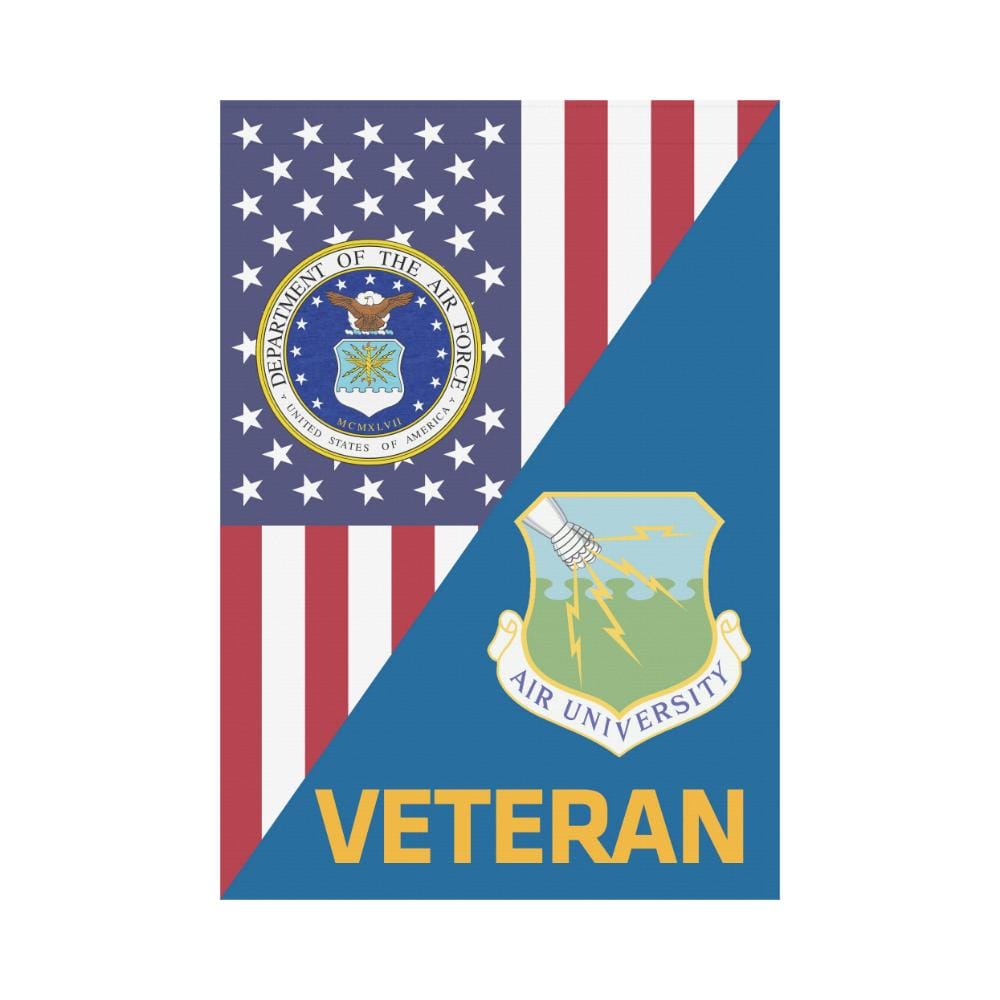 US Air Force Air University Veteran House Flag 28 inches x 40 inches Twin-Side Printing-HouseFlag-USAF-Shield-Veterans Nation
