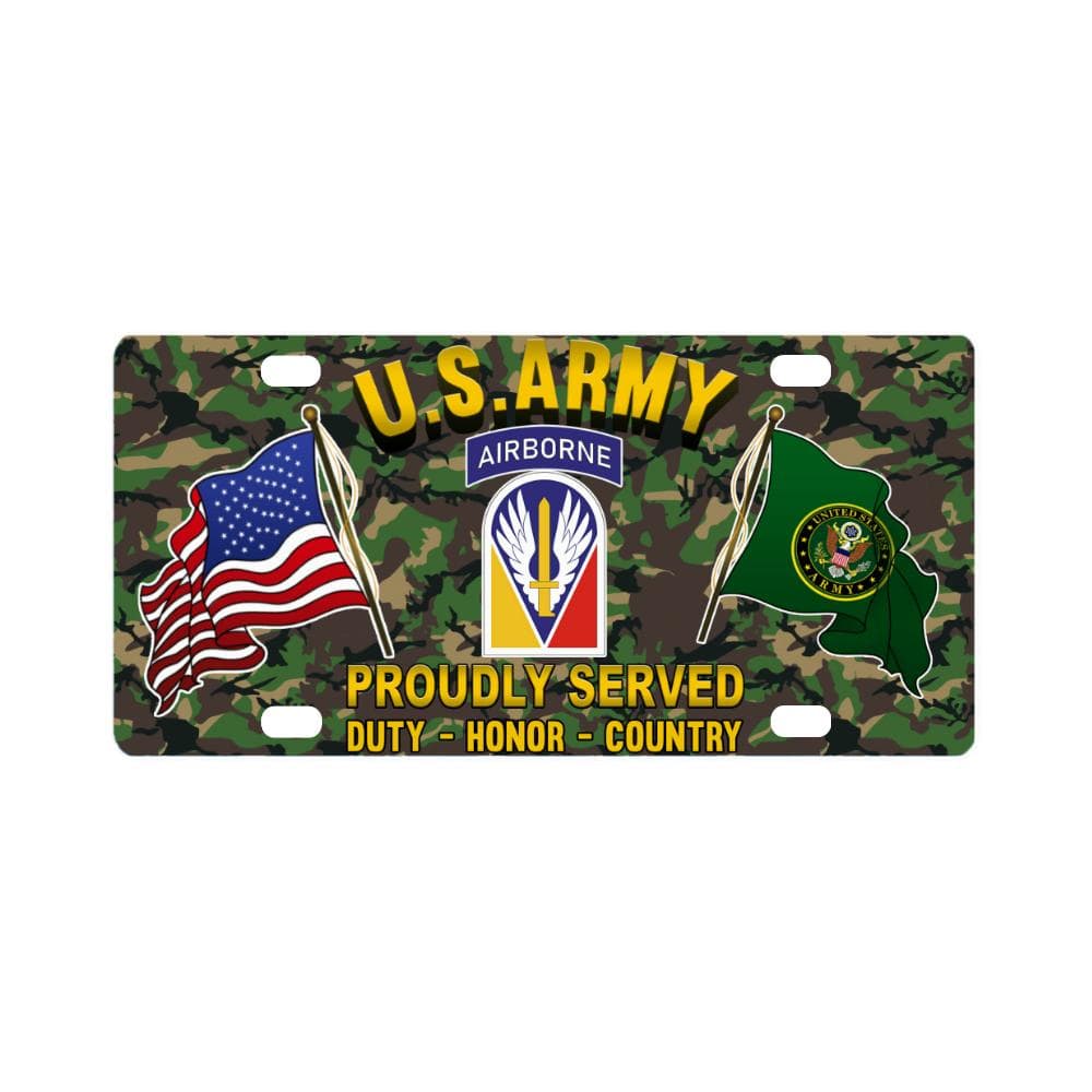 US ARMY CSIB JOINT READINESS TRAINING CENTER- Classic License Plate-LicensePlate-Army-CSIB-Veterans Nation