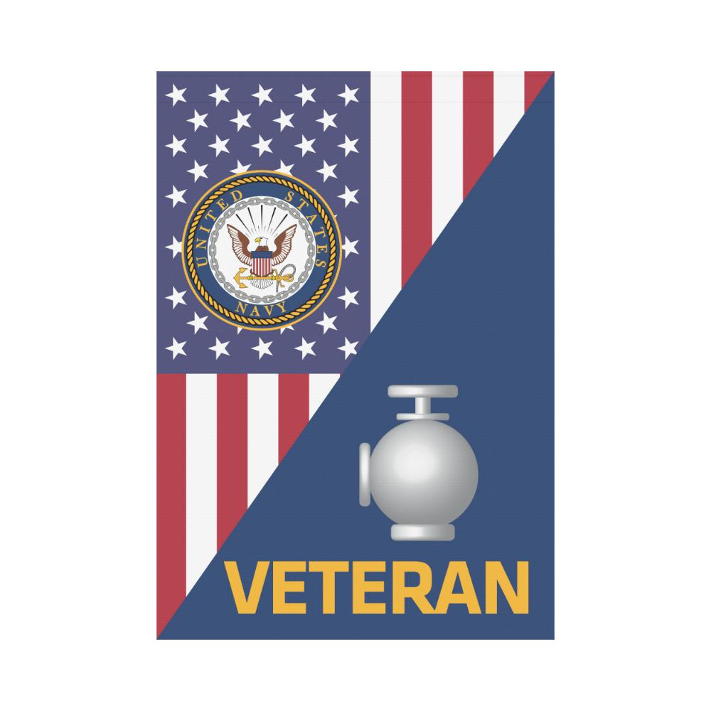 US Navy Utilitiesman Navy UT Veteran House Flag 28 inches x 40 inches Twin-Side Printing-HouseFlag-Navy-Rate-Veterans Nation