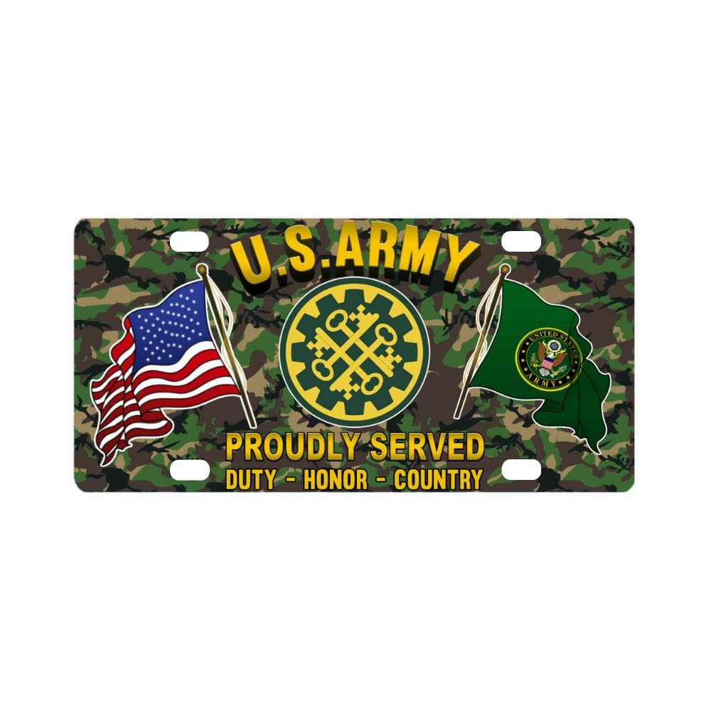 US ARMY 177TH MILITARY POLICE BRIGADE- Classic License Plate-LicensePlate-Army-CSIB-Veterans Nation