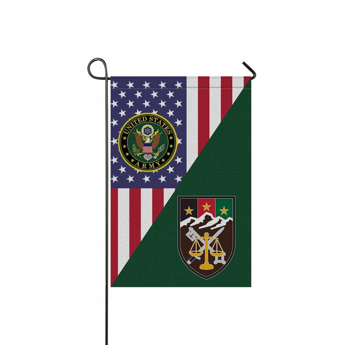 US ARMY CSIB UNITED STATES ARMY ELEMENT COMBINED JOINT INTERAGENCY TASK FORCE 435 Garden Flag/Yard Flag 12 inches x 18 inches Twin-Side Printing-GDFlag-Army-CSIB-Veterans Nation