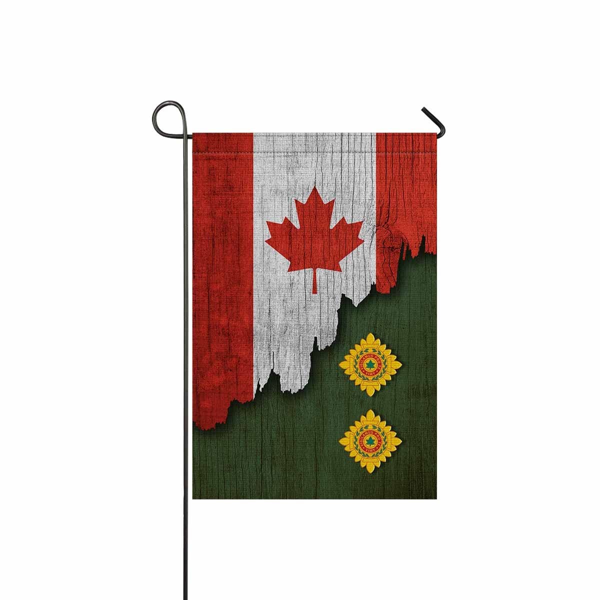 Canadian Army Lieutenant (Lt) Garden Flag 12Inch x 18Inch Twin-Side Printing-Garden Flag-Veterans Nation