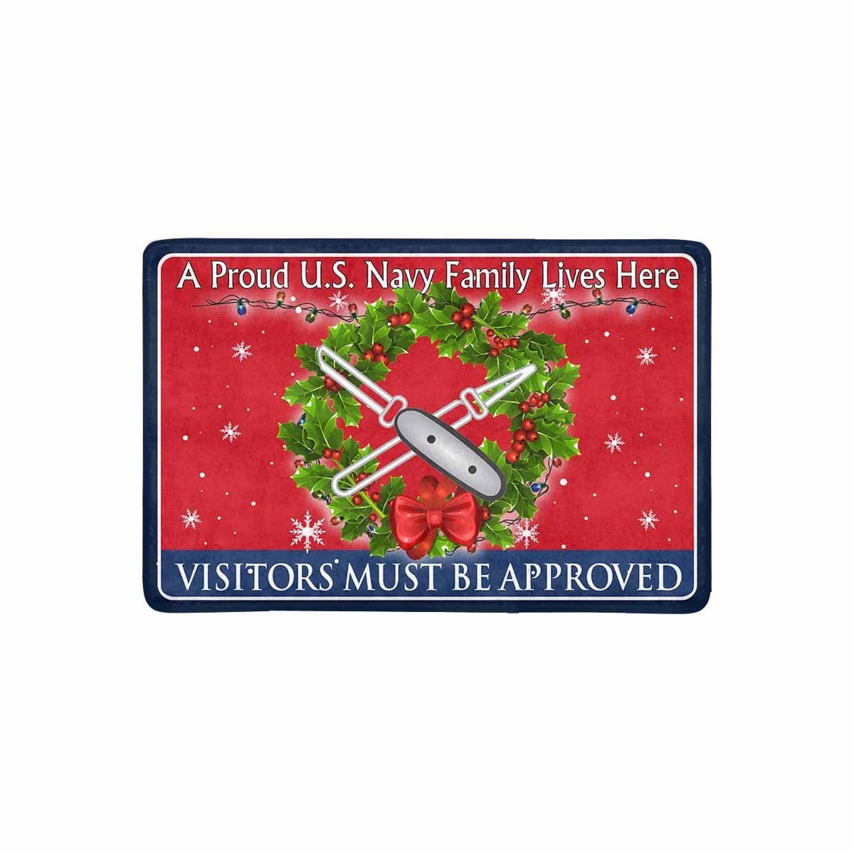 US Navy Lithographer Navy LI - Visitors must be approved-Doormat-Navy-Rate-Veterans Nation
