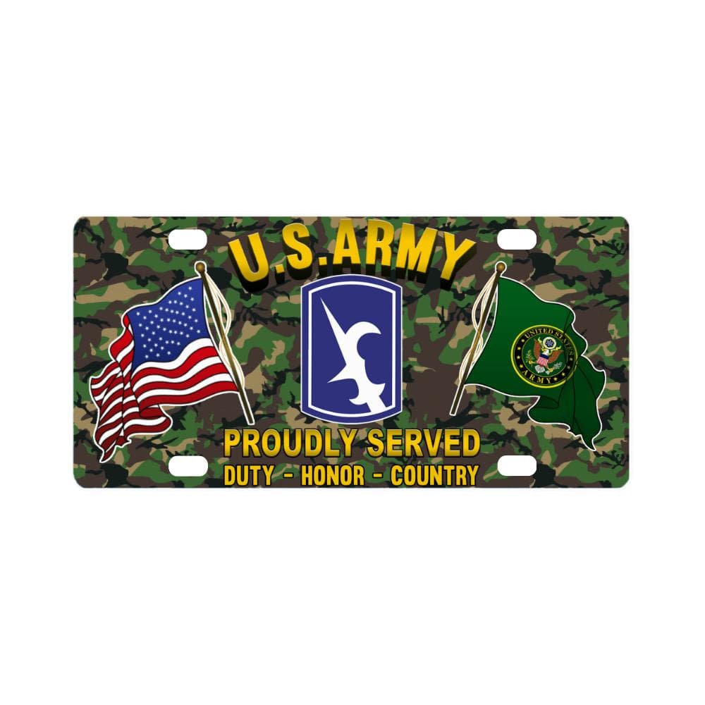 US ARMY 67TH BATTLEFIELD SURVEILLANCE BRIGADE - Classic License Plate-LicensePlate-Army-CSIB-Veterans Nation