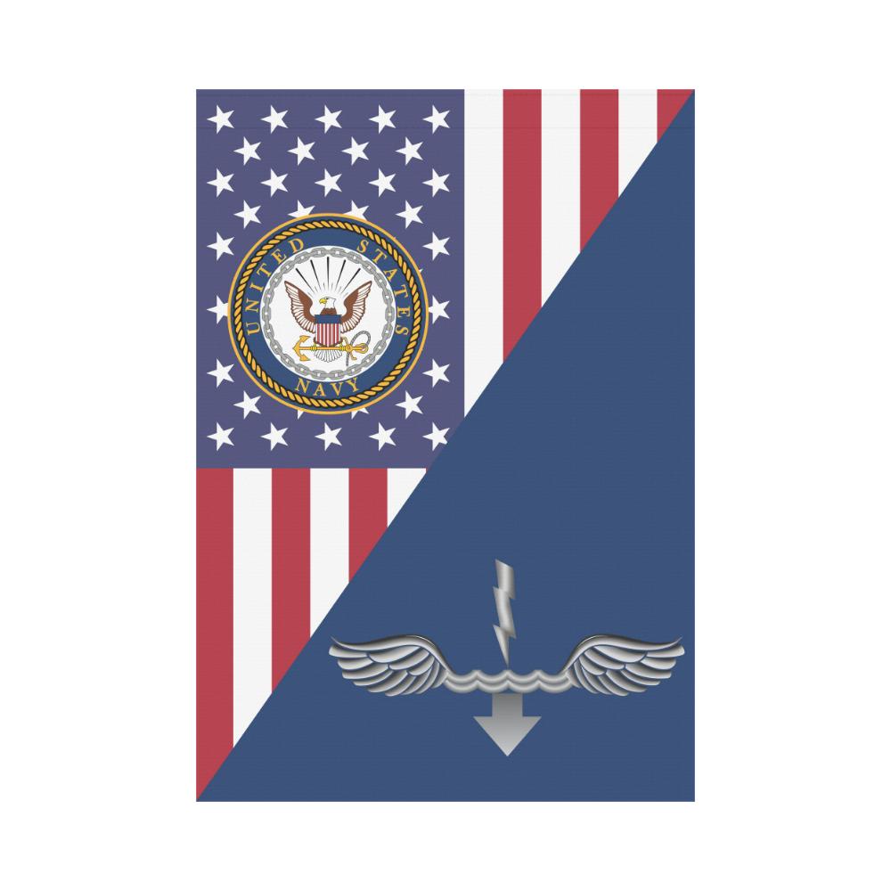 US Navy Antisubmarine Warfare Technician Navy AX House Flag 28 inches x 40 inches Twin-Side Printing-HouseFlag-Navy-Rate-Veterans Nation