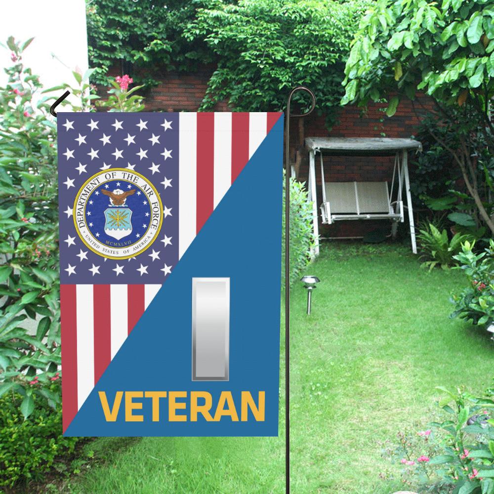 US Air Force O-2 First Lieutenant 1st Veteran House Flag 28 inches x 40 inches Twin-Side Printing-HouseFlag-USAF-Ranks-Veterans Nation