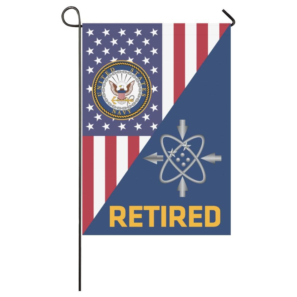 US Navy Data systems technician Navy DS Retired House Flag 28 inches x 40 inches Twin-Side Printing-HouseFlag-Navy-Rate-Veterans Nation