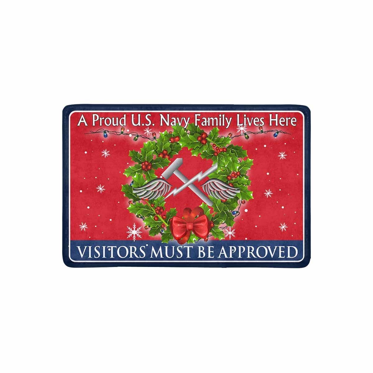 US Navy Aviation Support Equipment Tech Navy AS - Visitors must be approved-Doormat-Navy-Rate-Veterans Nation