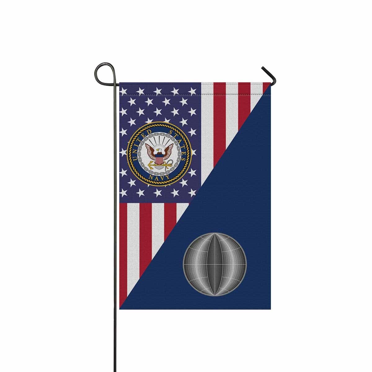 US Navy Electrician's mate Navy EM Garden Flag/Yard Flag 12 inches x 18 inches Twin-Side Printing-GDFlag-Navy-Rate-Veterans Nation