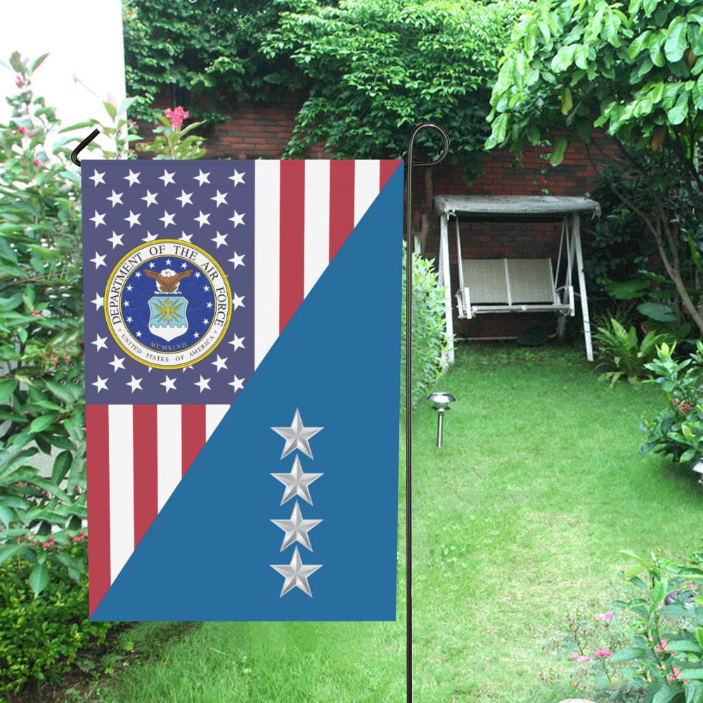 US Air Force O-10 General Gen O10 General Officer House Flag 28 inches x 40 inches Twin-Side Printing-HouseFlag-USAF-Ranks-Veterans Nation
