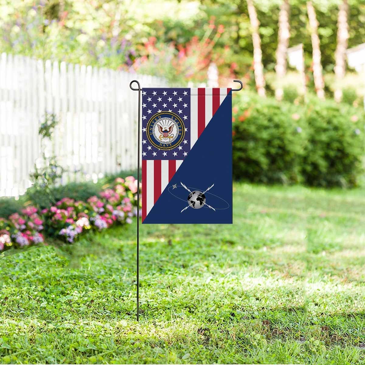 US Navy Mass Communications Specialist Navy MC Garden Flag/Yard Flag 12 inches x 18 inches Twin-Side Printing-GDFlag-Navy-Rate-Veterans Nation