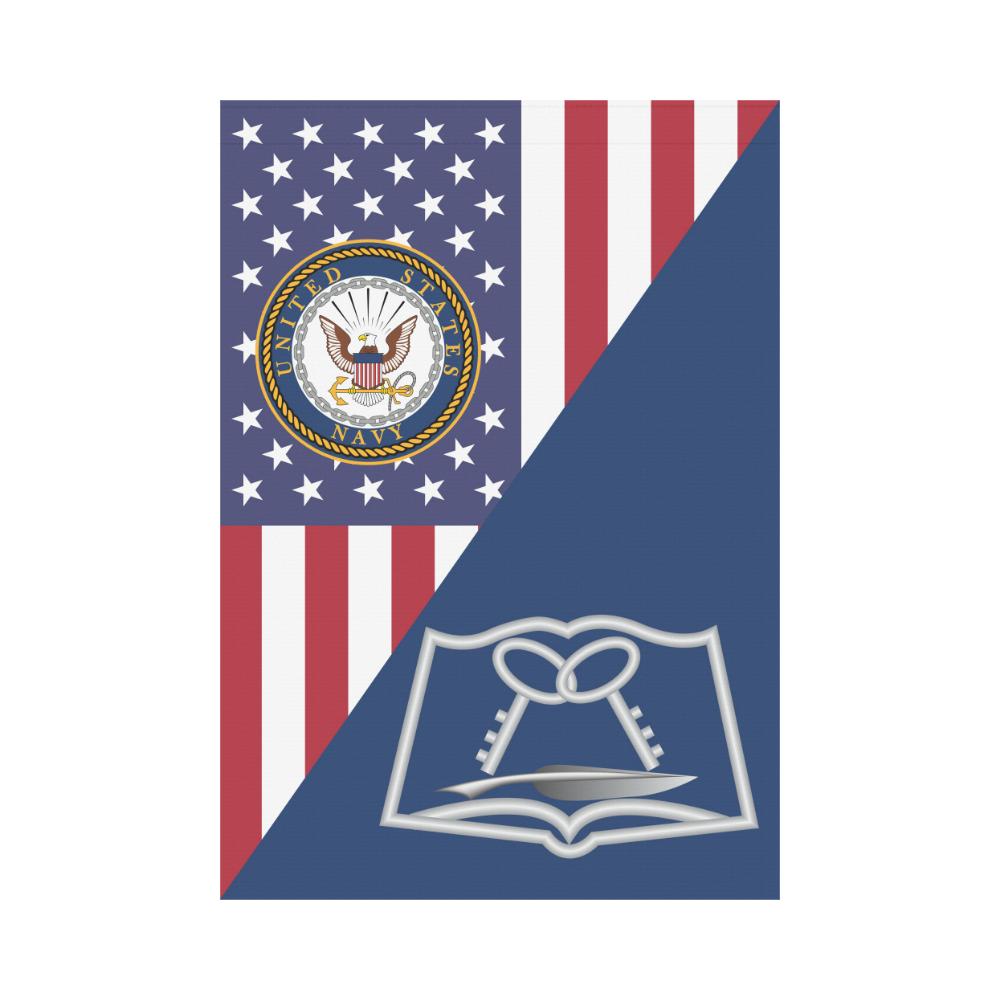 US Navy Culinary Specialist Navy CS House Flag 28 inches x 40 inches Twin-Side Printing-HouseFlag-Navy-Rate-Veterans Nation