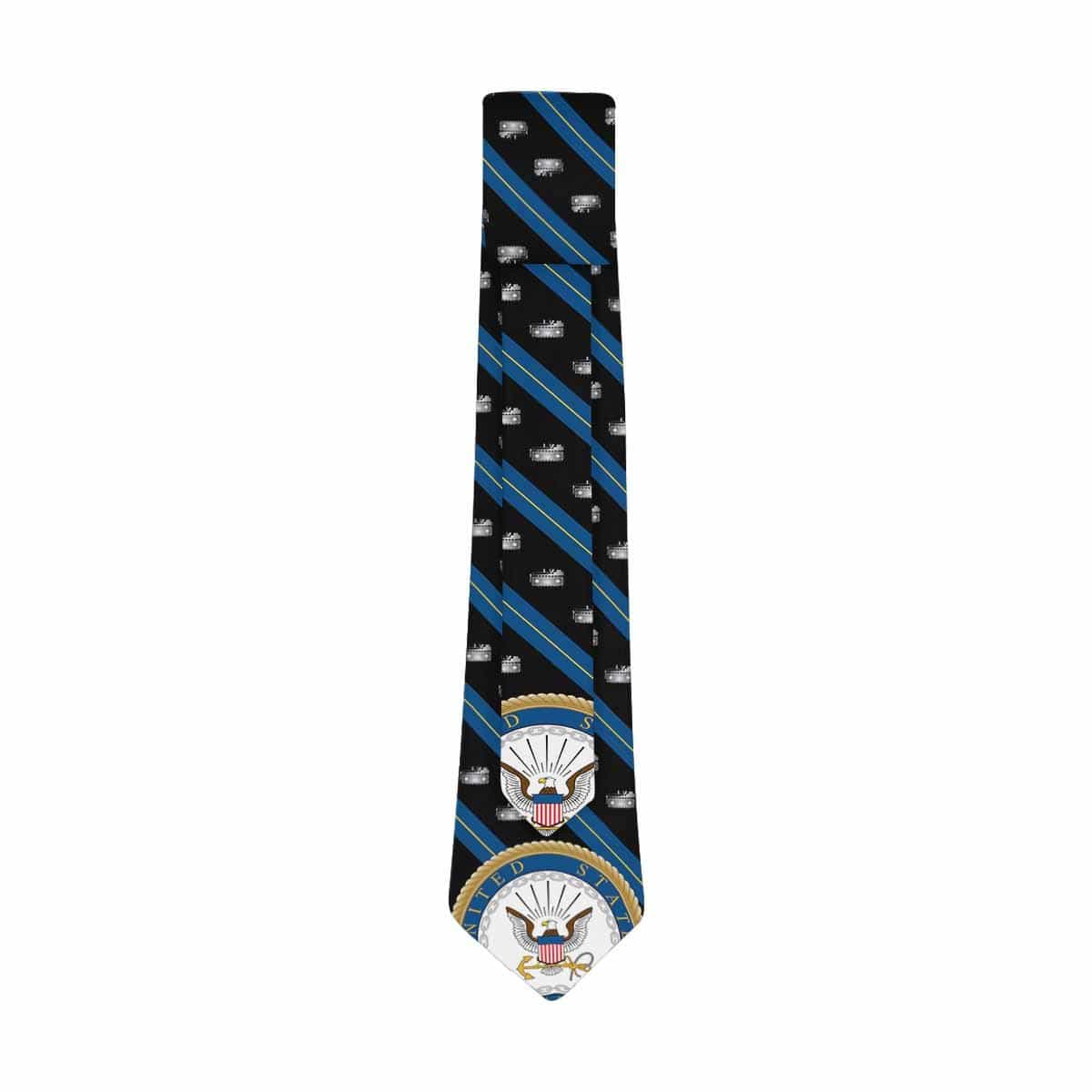 US Navy Equipment Operator Navy EO Classic Necktie (Two Sides)-Necktie-Navvy-Rate-Veterans Nation