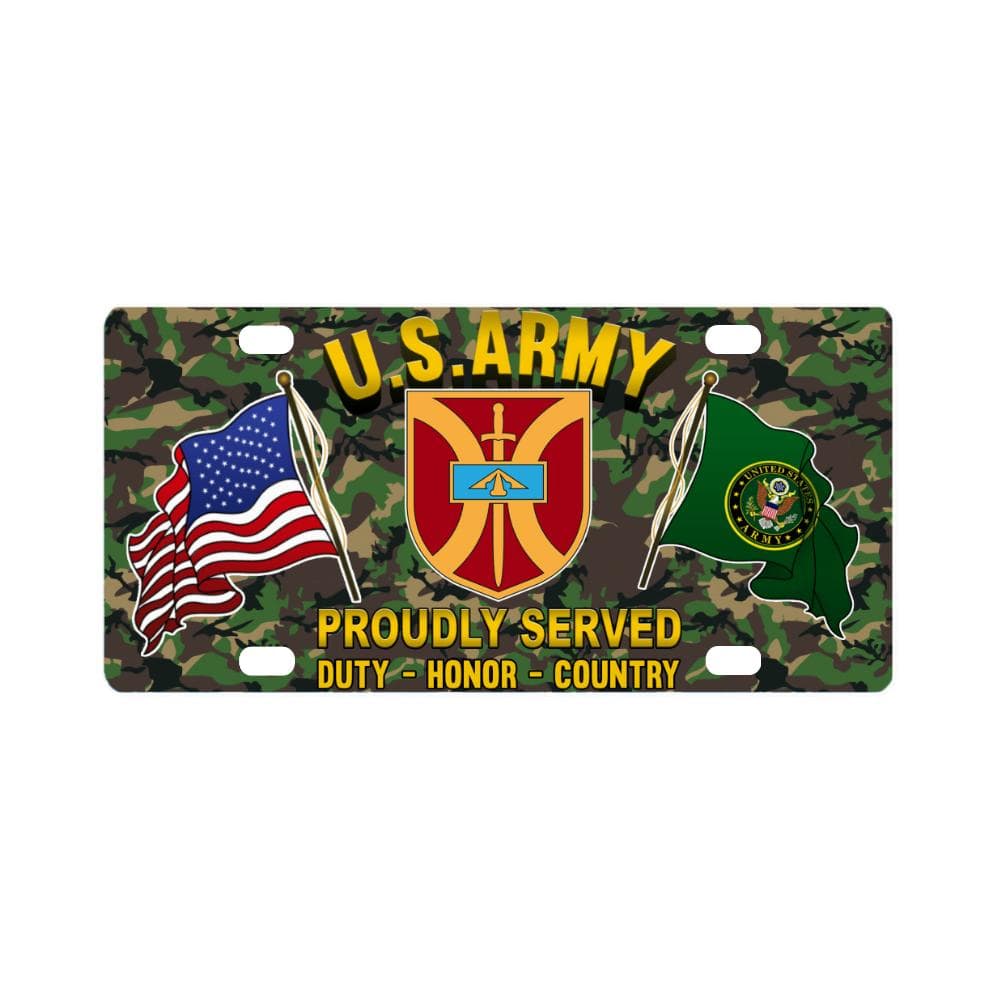 US ARMY 916 SUPPORT BRIGADE- Classic License Plate-LicensePlate-Army-CSIB-Veterans Nation