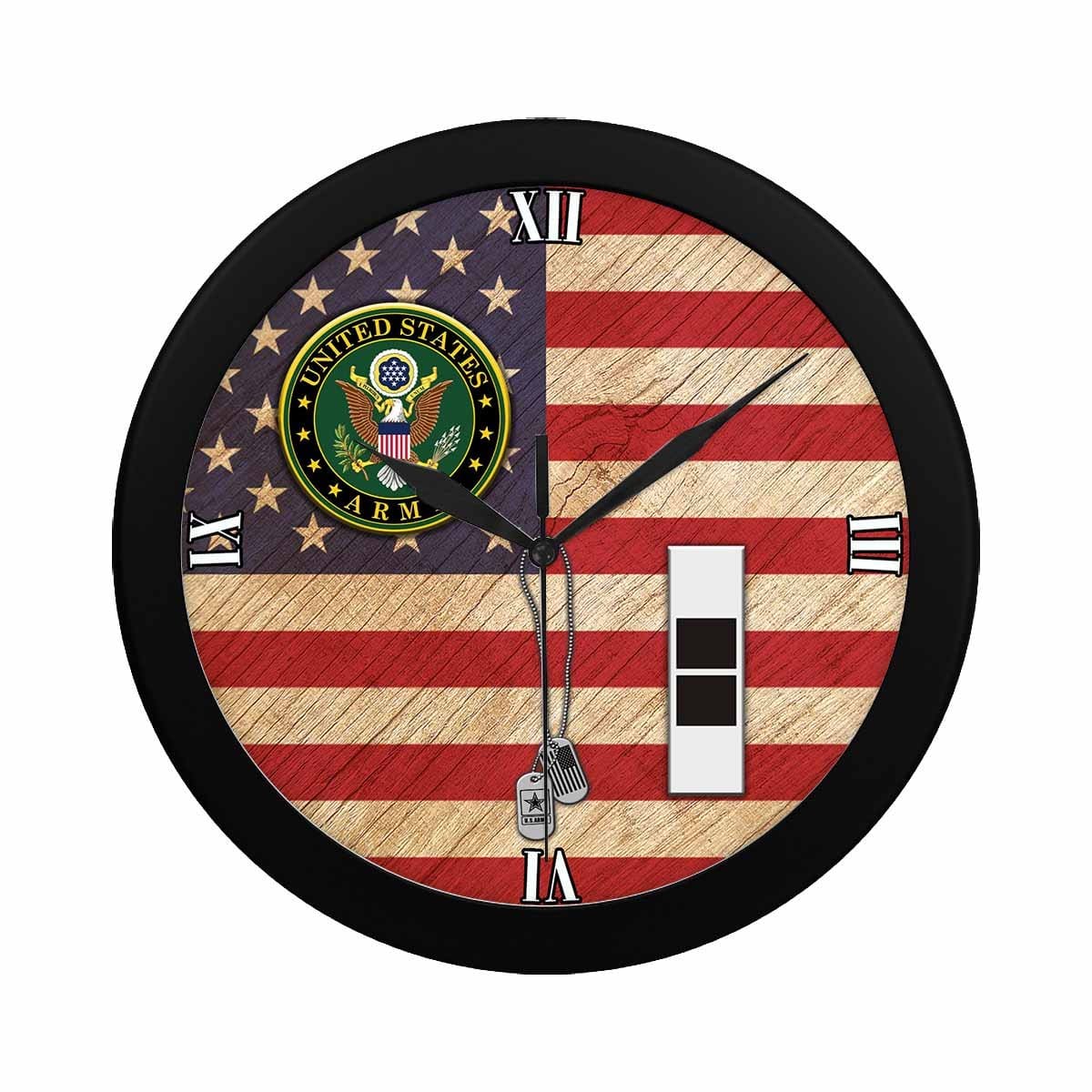 US Army W-2 Chief Warrant Officer 2 W2 CW2 Wall Clock-WallClocks-Army-Ranks-Veterans Nation