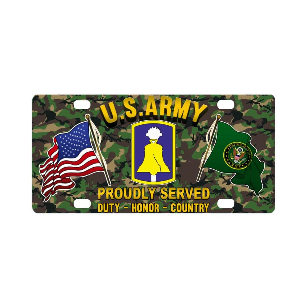 US ARMY 304TH CIVIL AFFAIRS BRIGADE- Classic License Plate-LicensePlate-Army-CSIB-Veterans Nation