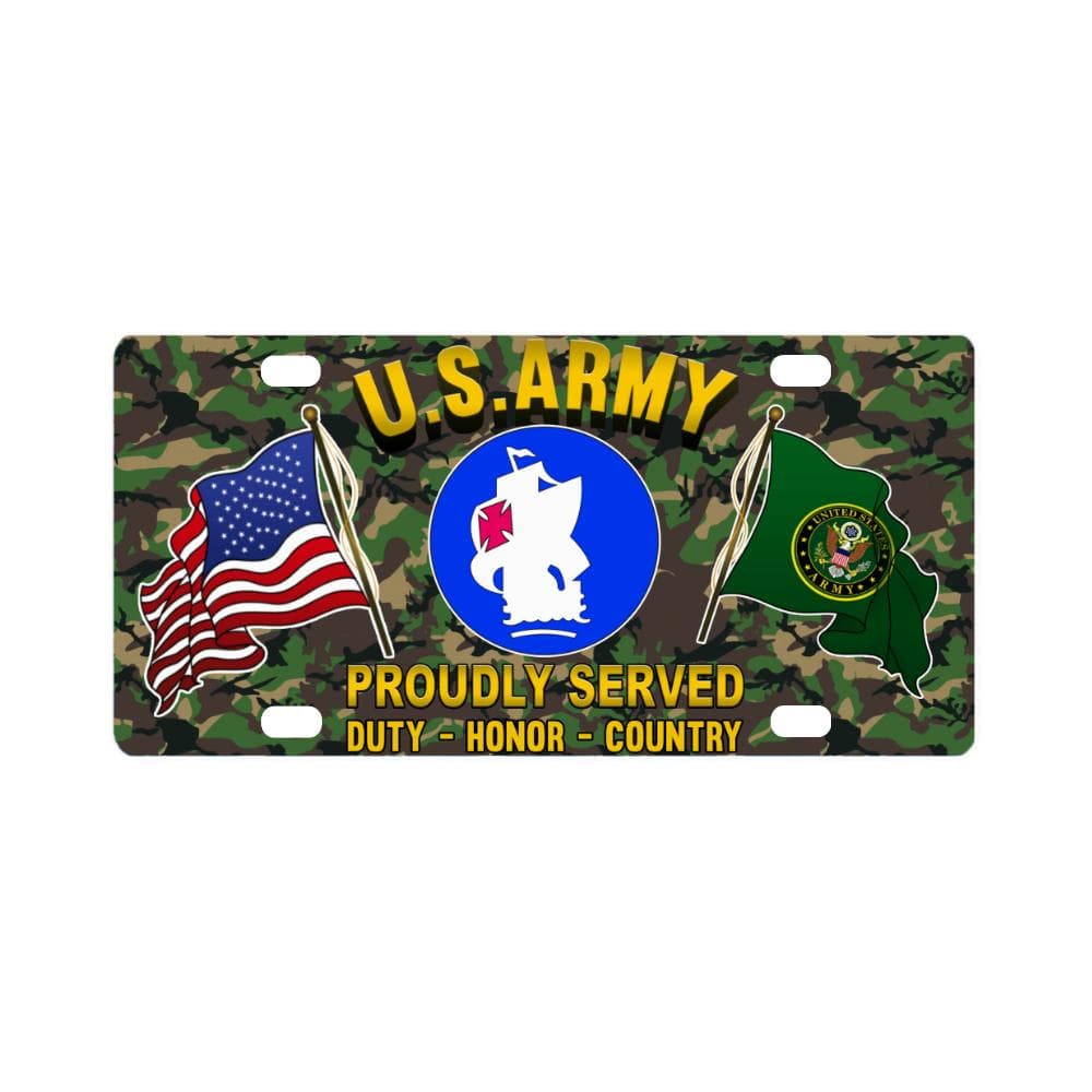 US ARMY SOUTH CSIB- Classic License Plate-LicensePlate-Army-CSIB-Veterans Nation