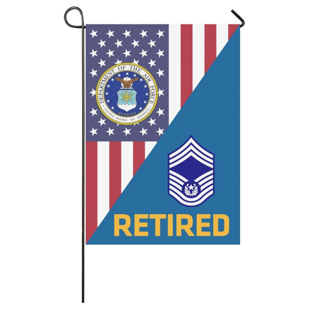 US Air Force E-9 Chief Masterergeant Of The Air Force E9 CMSAF Retired House Flag 28 inches x 40 inches Twin-Side Printing-HouseFlag-USAF-Ranks-Veterans Nation