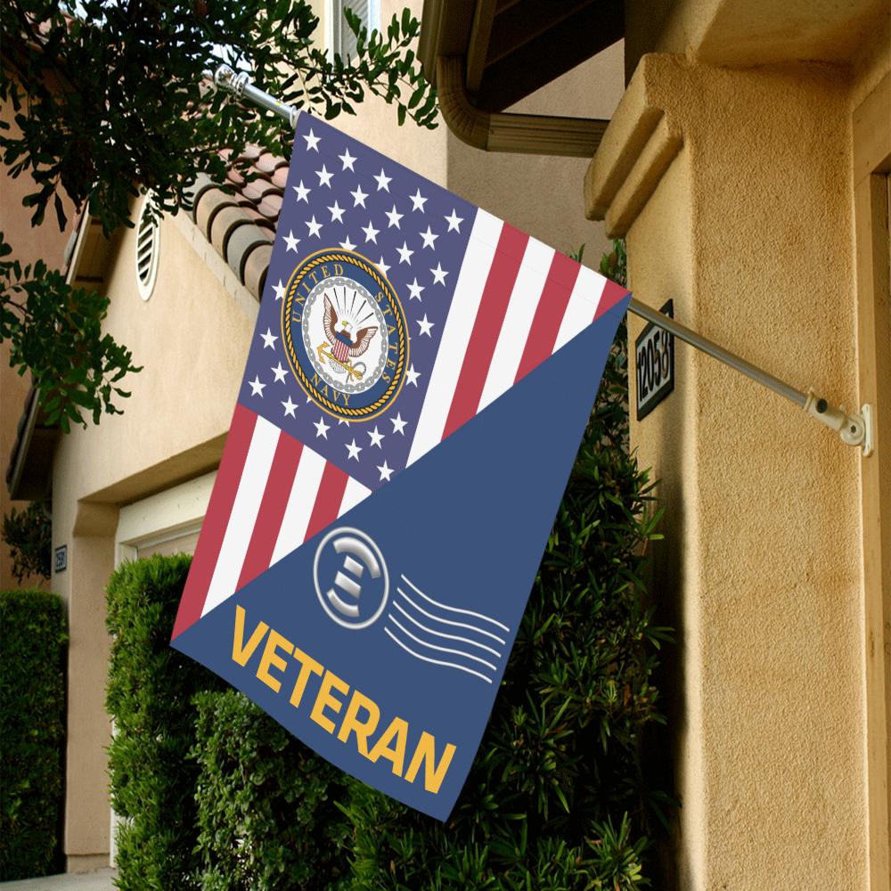 US Navy Postal Clerk Navy PC Veteran House Flag 28 inches x 40 inches Twin-Side Printing-HouseFlag-Navy-Rate-Veterans Nation