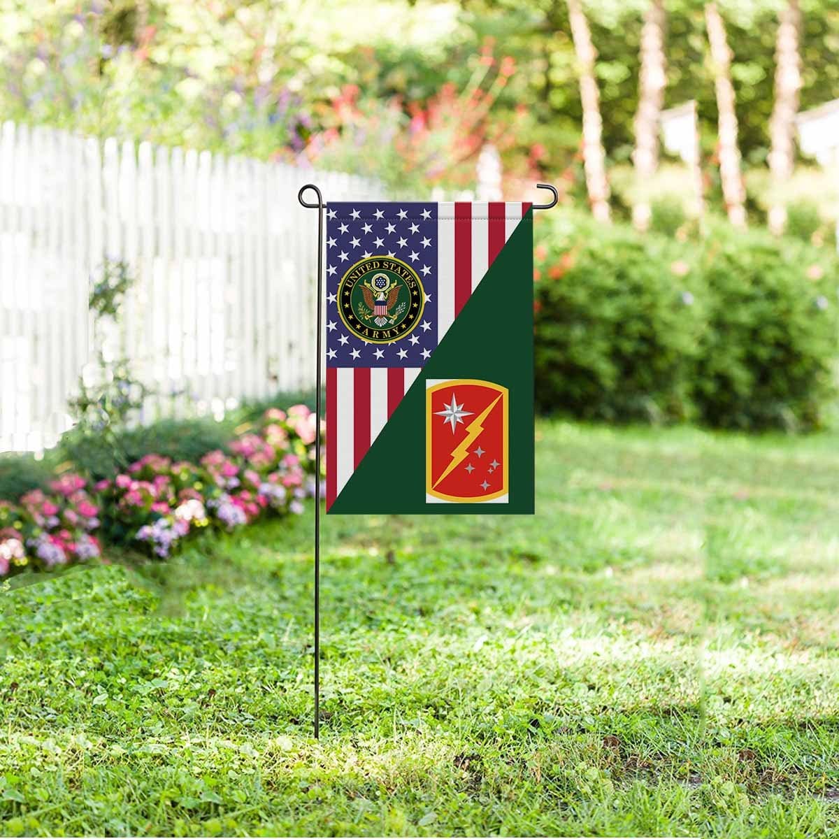 US ARMY 45TH SUSTAINMENT BRIGADE Garden Flag/Yard Flag 12 inches x 18 inches Twin-Side Printing-GDFlag-Army-CSIB-Veterans Nation