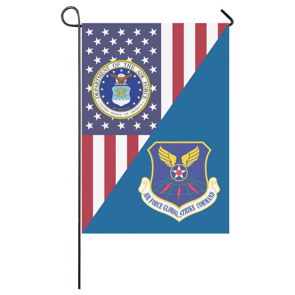 US Air Force Air Force Global Strike Command House Flag 28 inches x 40 inches Twin-Side Printing-HouseFlag-USAF-Shield-Veterans Nation