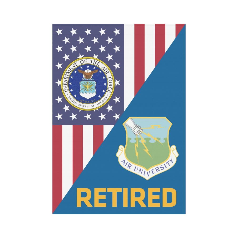 US Air Force Air University Retired House Flag 28 inches x 40 inches Twin-Side Printing-HouseFlag-USAF-Shield-Veterans Nation