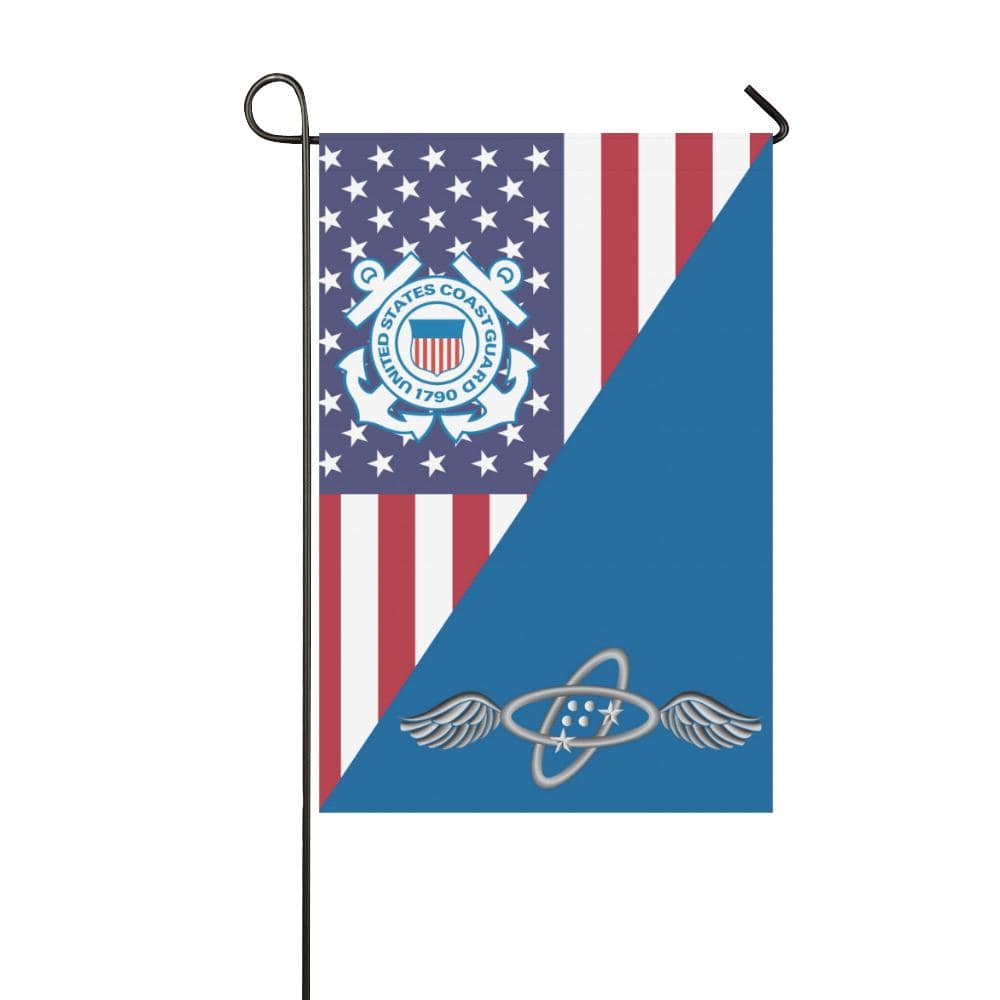 USCG AVIONICS ELECTRICAL TECHNICIAN AET Garden Flag/Yard Flag 12 inches x 18 inches-GDFlag-USCG-Rate-Veterans Nation