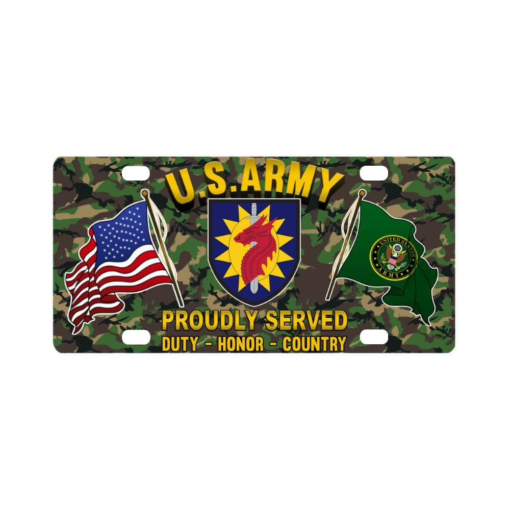 US ARMY 224 SUSTAINMENT BRIGADE- Classic License Plate-LicensePlate-Army-CSIB-Veterans Nation