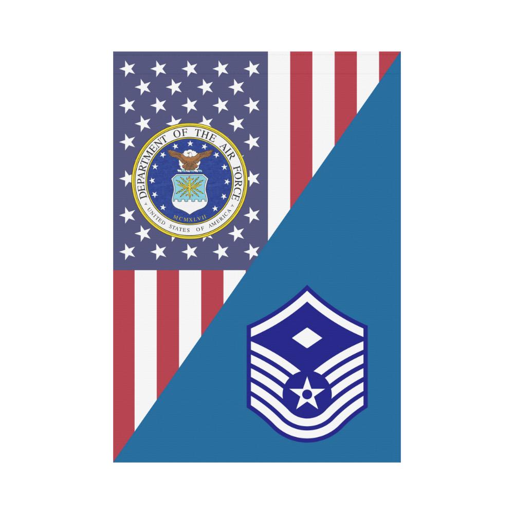 US Air Force E-7 First sergeant E-7 House Flag 28 inches x 40 inches Twin-Side Printing-HouseFlag-USAF-Ranks-Veterans Nation