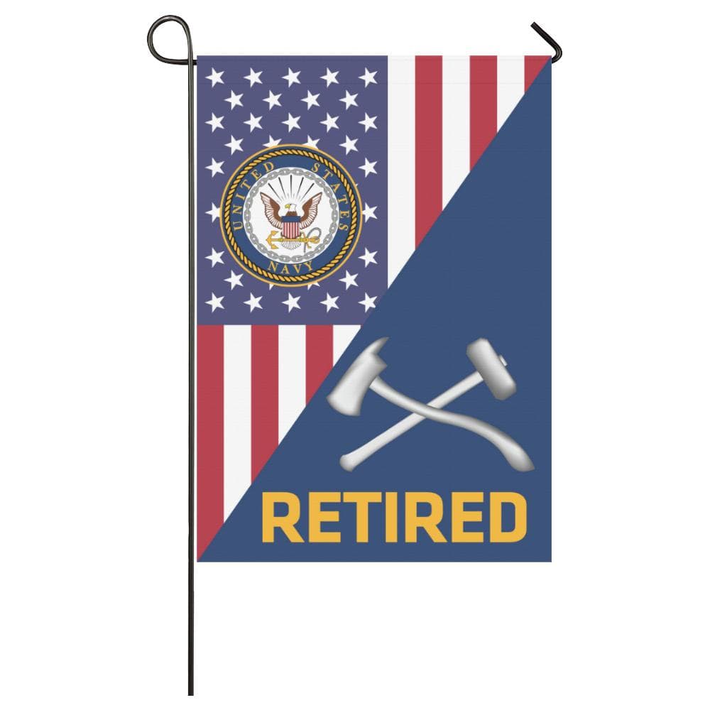 US Navy Damage Controlman Navy DC Retired House Flag 28 inches x 40 inches Twin-Side Printing-HouseFlag-Navy-Rate-Veterans Nation
