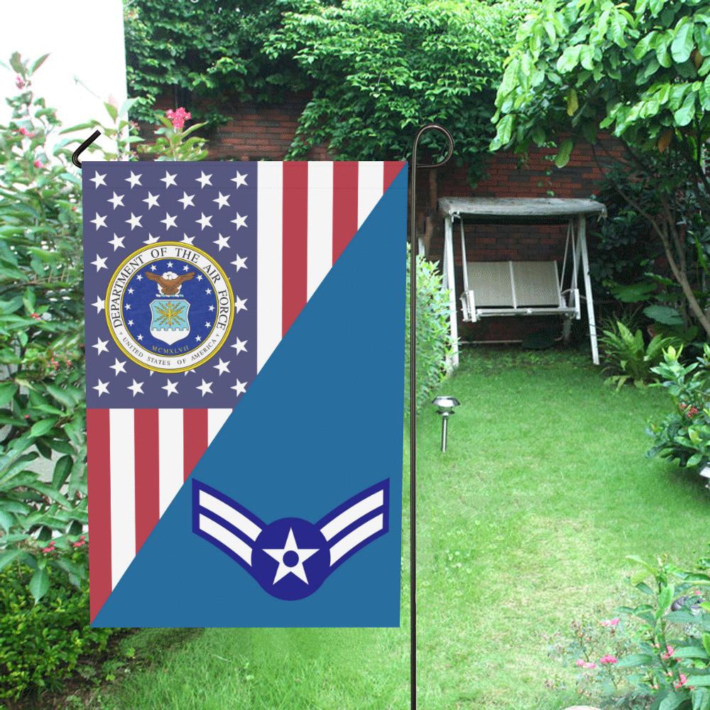 US Air Force E-3 Airman First Class A1C House Flag 28 inches x 40 inches Twin-Side Printing-HouseFlag-USAF-Ranks-Veterans Nation