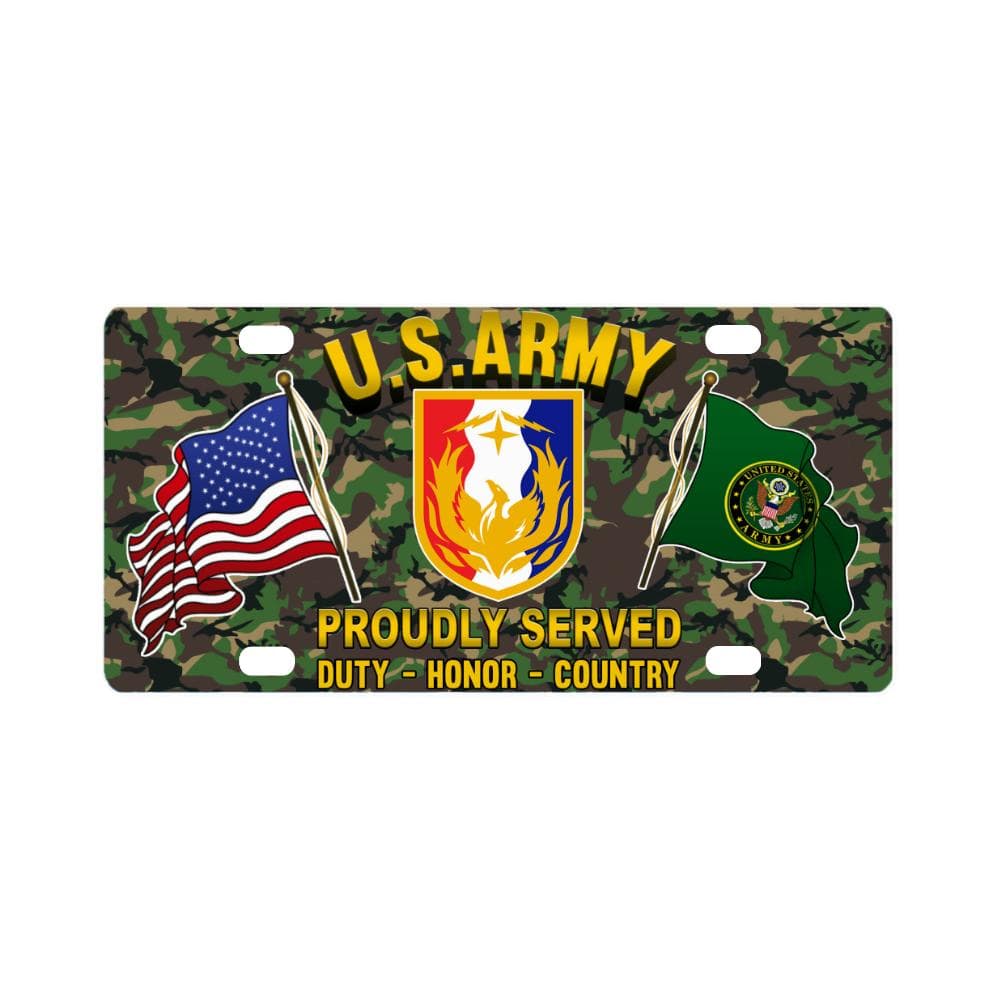 US ARMY 36TH SUSTAINMENT BRIGADE - Classic License Plate-LicensePlate-Army-CSIB-Veterans Nation