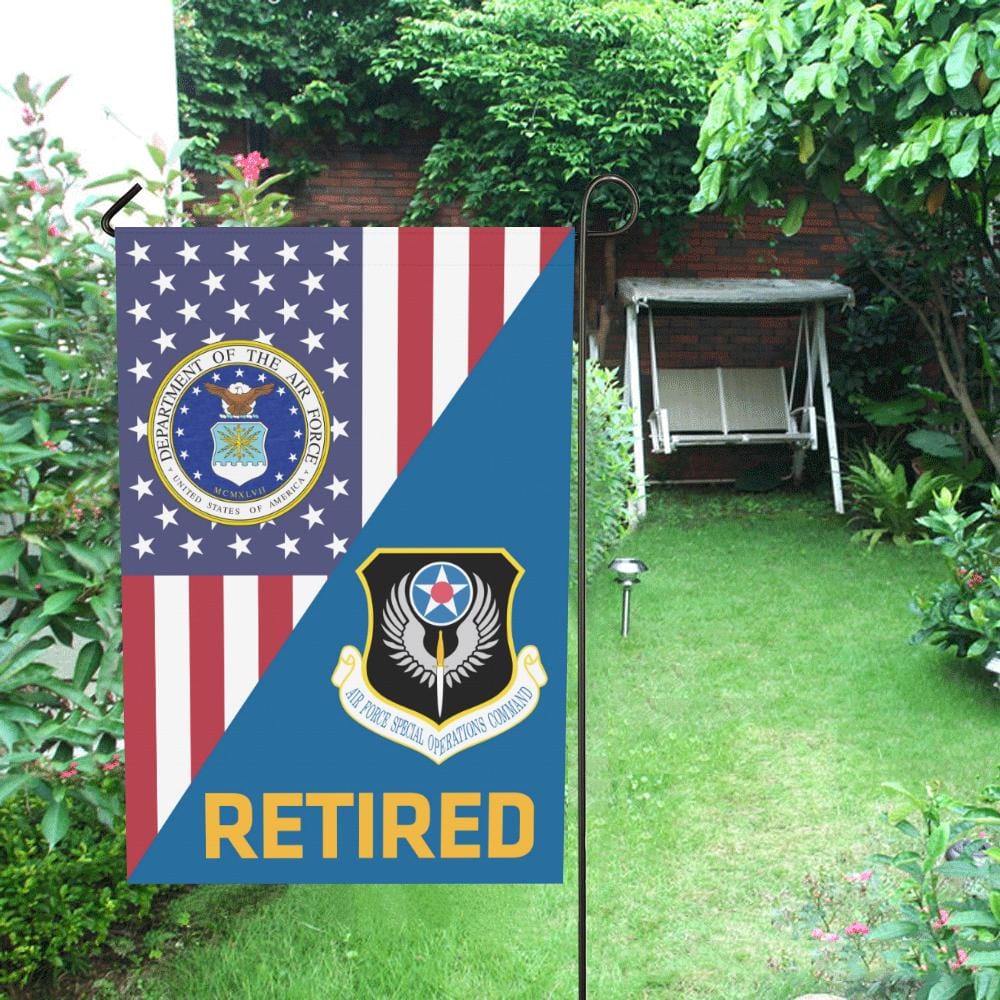 US Air Force Special Operations Command Retired House Flag 28 inches x 40 inches Twin-Side Printing-HouseFlag-USAF-Shield-Veterans Nation