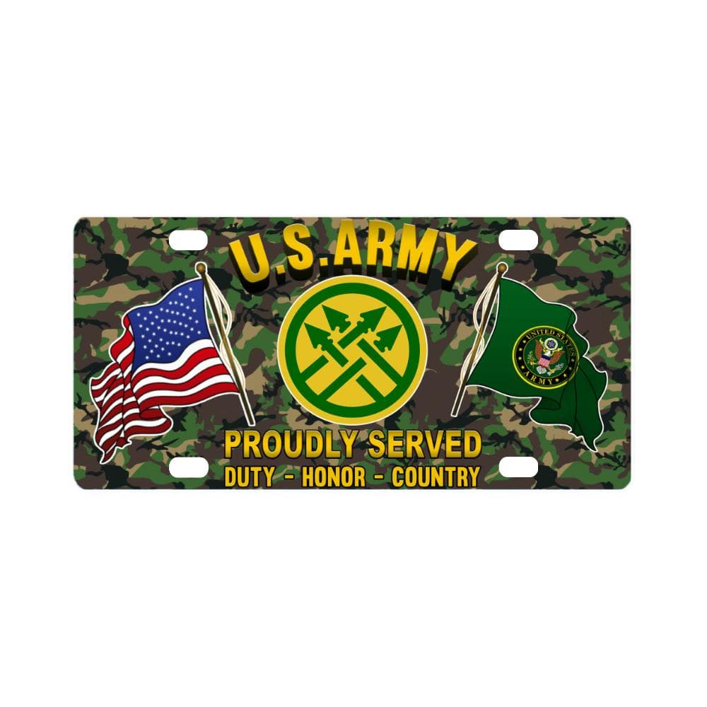 US ARMY 220TH MILITARY POLICE BRIGADE- Classic License Plate-LicensePlate-Army-CSIB-Veterans Nation
